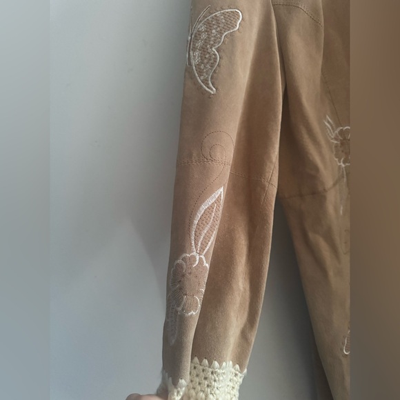 Via Accenti vintage embroidered fringe coat - Picture 7 of 11